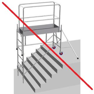 Location Echafaudage d'Escalier